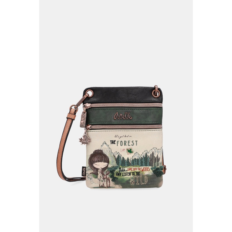 The Forest double compartment mini crossbody bag