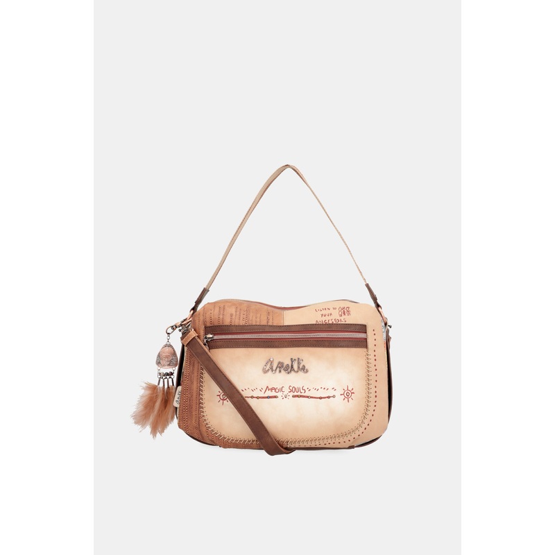 Tribe large crossbody bag with shoulder strap