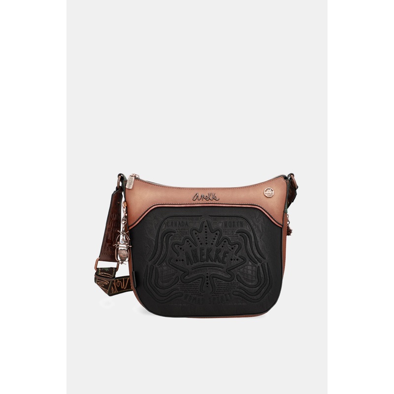 Wild large black shoulder bag
