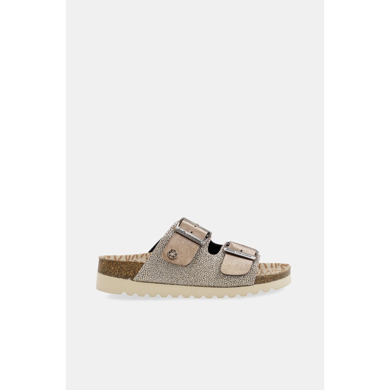 Women's bronze bio sandals