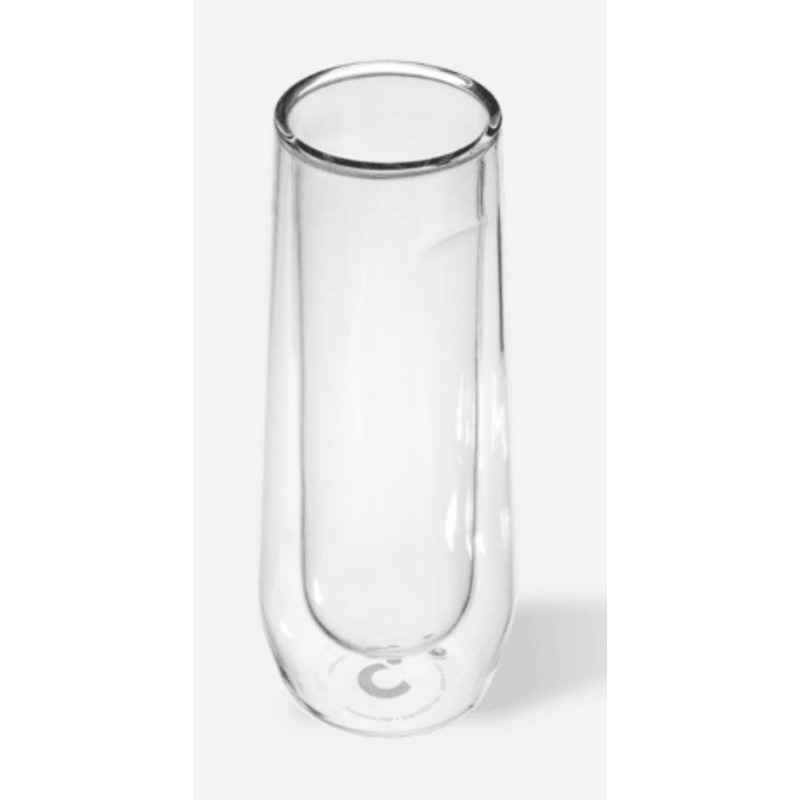Corkcicle 7oz Sparkling Glass Flute Double Pack