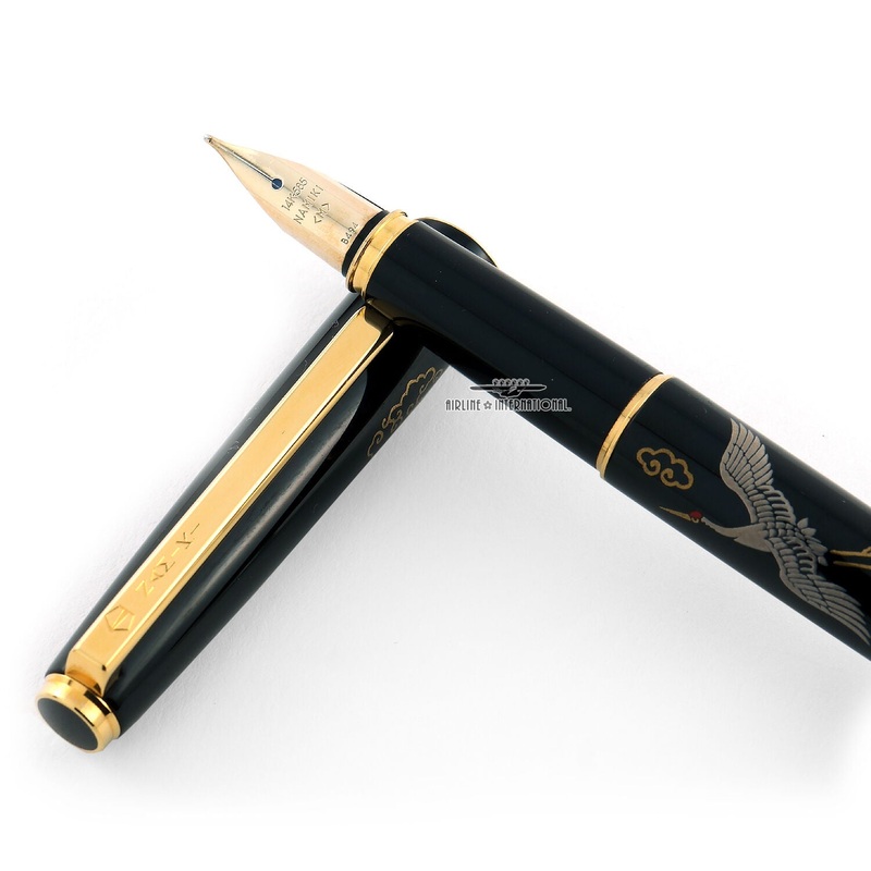 Namiki Hiramaki-e Tsuru (Crane) Fountain Pen - M