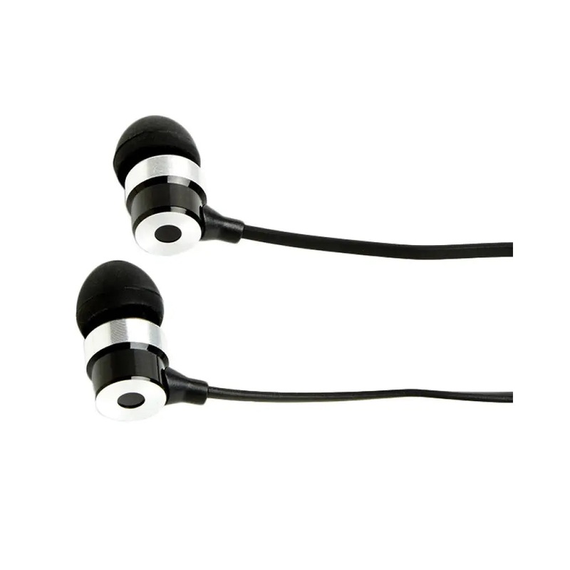 Korjo Travel Ear Bud Headphones - Black