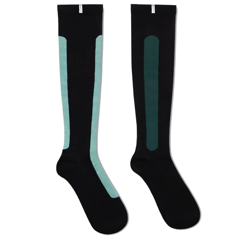 Ostrichpillow Compression Socks - Blue Reef and Caribbean Green - Medium