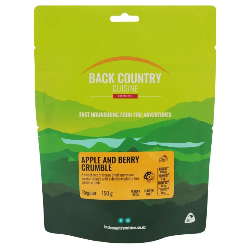 Back Country Cuisine Apple and Berry Crumble - Regular Serve