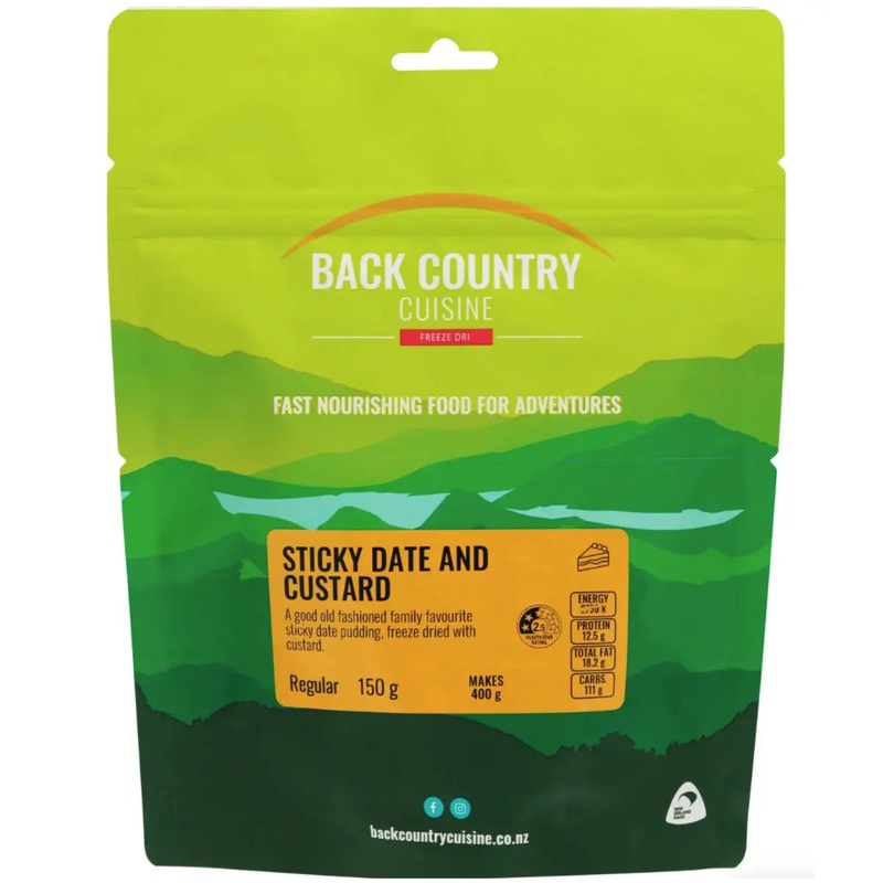 Back Country Cuisine Sticky Date Pudding - Regular Serve