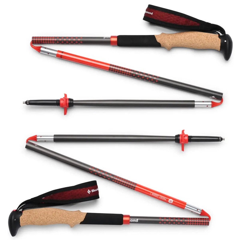 Black Diamond Pursuit Carbon Z Trekking Poles 120 cm - Octane
