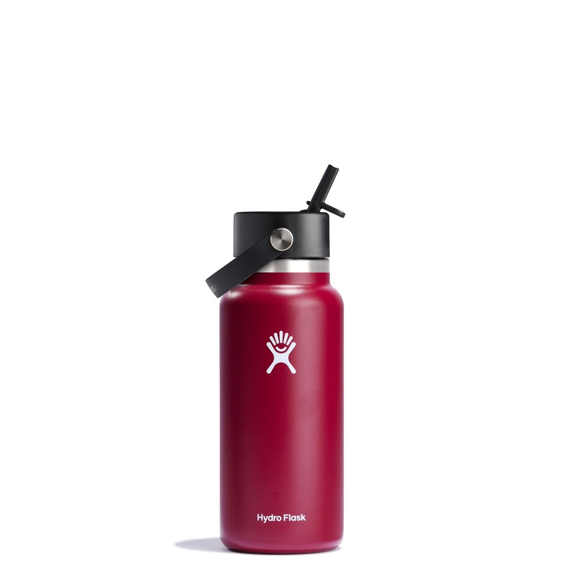 32 Oz Wide Flex Straw Cap Berry