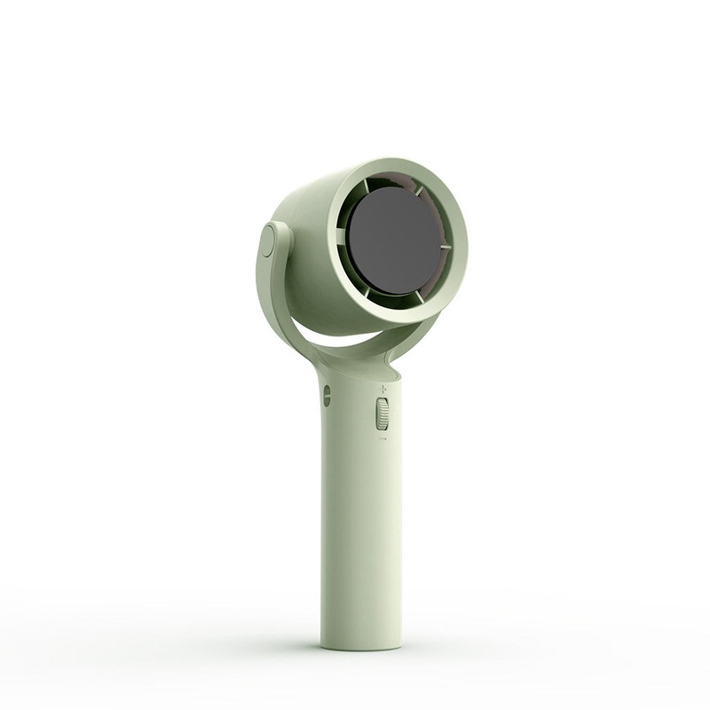 Light Green Portable Neck Fan, Adjustable Speed & 230 Rotation, Rechargeable 4500mAh Battery, Quiet Operation with Type-C Charging - Summer Cooling Solution