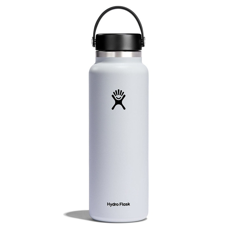 40 Oz Wide Flex Cap White