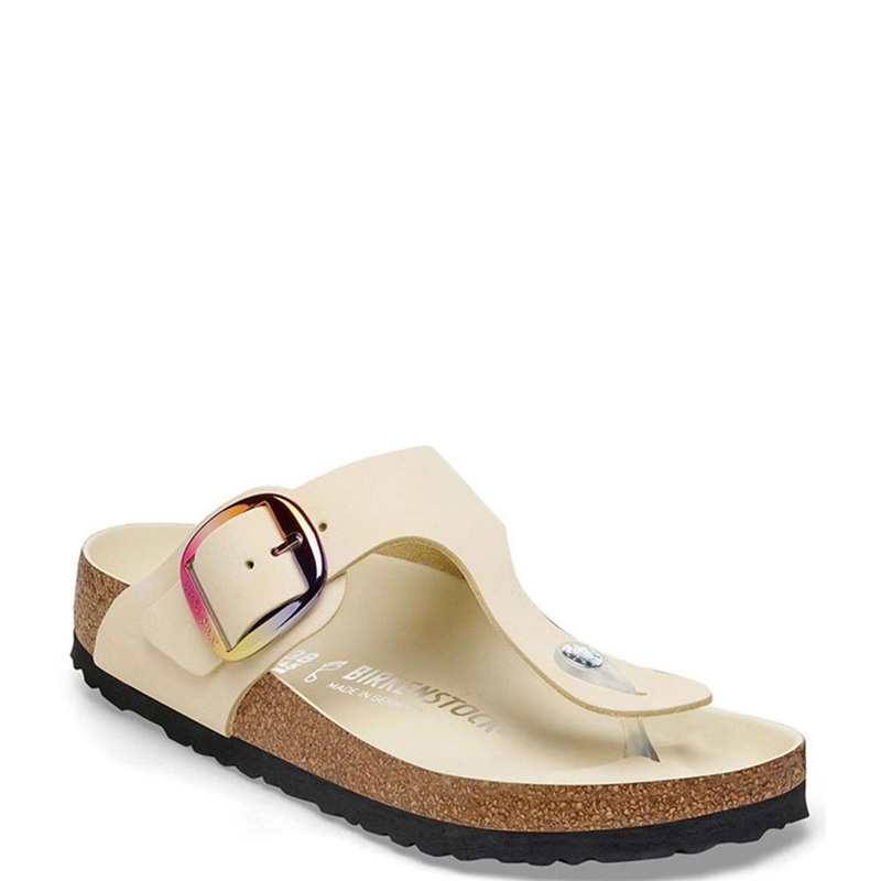 Gizeh Big Buckle Womens Ecru