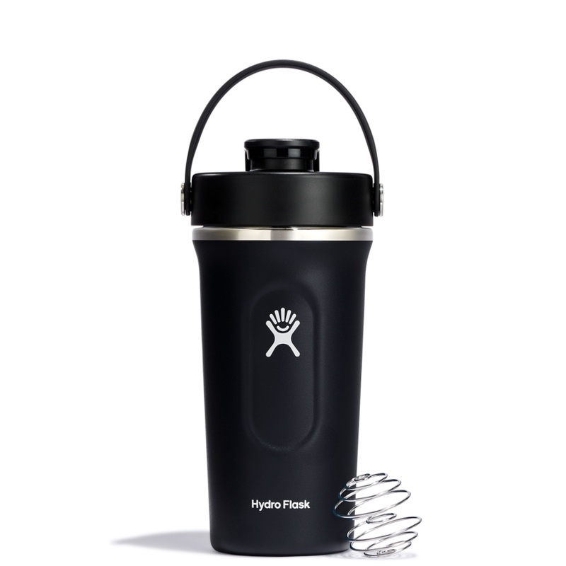 HYDRO FLASK 24 OZ INSULATED SHAKER BOTTLE BLACK